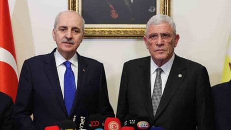 TBMM Başkanı Kurtulmuş ile İYİ Parti Genel Başkanı Dervişoğlu görüşmesi başladı