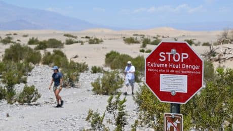 The hottest temperature ever recorded in every state