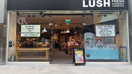 Lush Livingston giving away goody bags for first 50 customers at grand re-opening