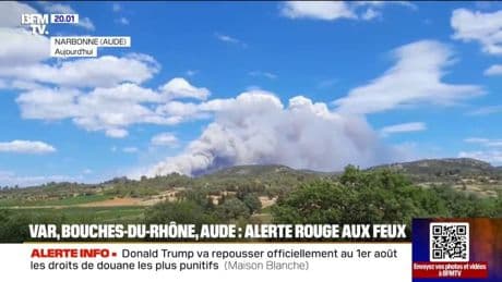 Var, Bouches-du-Rhône, Aude… Les départements du Sud-Est en alerte rouge aux feux