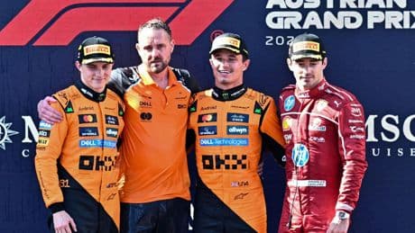 Formula 1: podio Leclerc con Hamilton quarto, dietro le McLaren. Di più non sembrava possibile