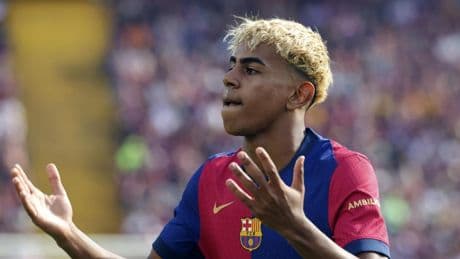 Las cifras de crack total de Lamine Yamal en el Clásico