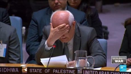 Gaza: Palestinian ambassador breaks down at UN