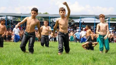 CW Enerji Türkiye Yağlı Güreş Ligi, Manavgat'ta başladı!