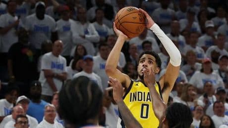 Finales NBA : un panier à l’ultime seconde offre la victoire aux Pacers dans le premier match face au Thunder