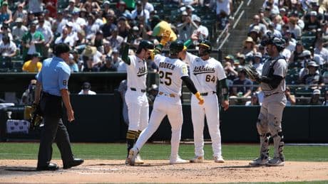 Yankees relinquish late lead as A’s win slugfest with three homers