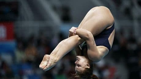 Chiara Pellacani vince la medaglia di bronzo nel trampolino da 1 metro. Vittoria per l'australiana Keeney