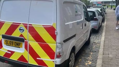 Traffic warden caught parked on double yellow moments after dishing out £50 fine