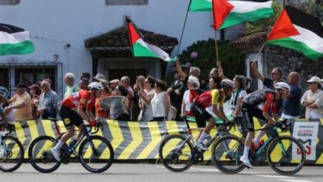 Le Tour d’Espagne toujours perturbé par des manifestations propalestiniennes