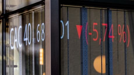 La Bourse de Paris de plus en plus nerveuse les jours de publication