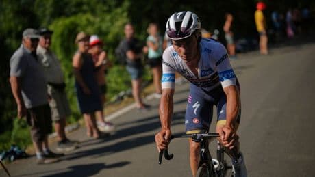 Radsport: Tour-Platz drei für Lipowitz greifbar - Evenepoel steigt aus