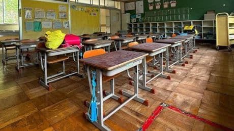 Inside abandoned British primary school where terrifying ghost 'jumps out' at explorers