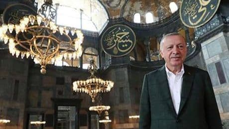 Cumhurbaşkanı Erdoğan’dan Ayasofya mesajı