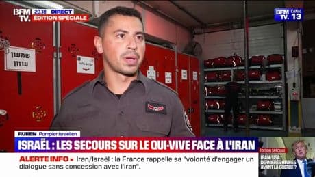 Israël: "On a beaucoup plus de renforts au niveau du personnel", les secours sont sur le qui-vive face à la menace des attaques iraniennes