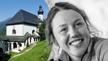 In der Wallfahrtskirche St. Anton - Trauerfeier für Laura Dahlmeier