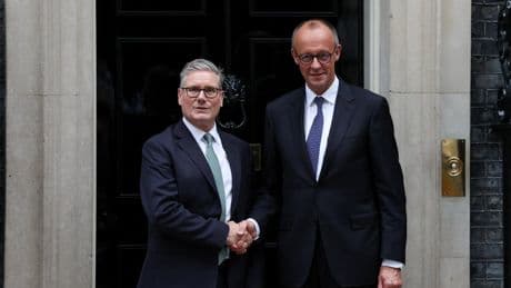 Starmer and Merz sign biggest UK-German treaty since WW2 with deals on migration, trade and security