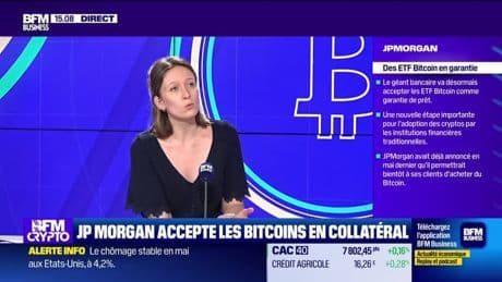 BFM Crypto, les Pros : JP Morgan accepte les bitcoins en collatéral - 06/06
