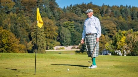 Golfing as they did in Edwardian times