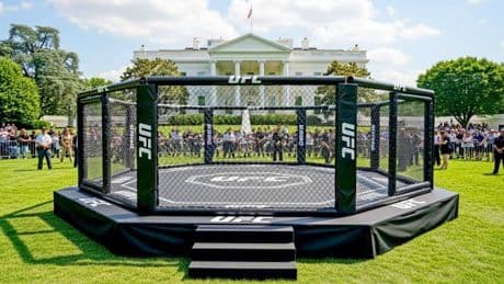 What could the planned UFC fight at the White House look like?