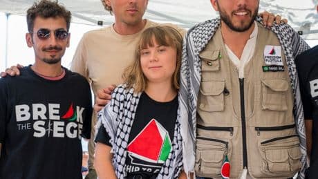 Inside twisted crew on Greta Thunberg’s Gaza ‘Freedom Flotilla’ from terrorist sympathiser to Nazi-ranting TV presenter