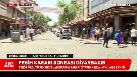 Terör örgütü PKK'nın kendini fesih kararı sonrası Diyarbakır: Şehir esnafından Haber Global'e özel açıklamalar
