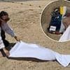 Mum reveals 'genius' hacks for beach - but not everyone is convinced