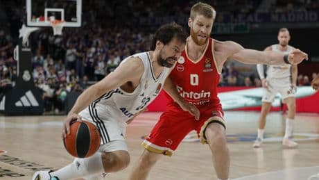 Horario, canal y dónde ver por TV el Real Madrid - Olympiacos del playoff de la Euroliga de baloncesto