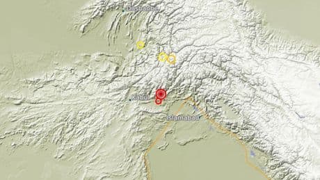 Nine people killed and dozens injured in Afghanistan earthquake