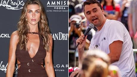 Stunning tennis WAG pays tribute to Charlie Kirk as she makes 'painful' plea to 'troubled and divided' America