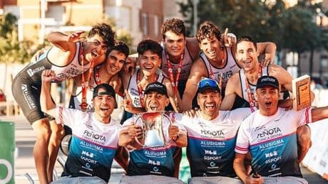Los portugalujos del Peñota Dental Alusigma marcan un hito al conquistar la Copa del Rey de Triatlón
