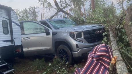 Weekend storm topples trees, traps campers at northern Ontario parks
