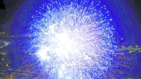 El concurso de fuegos se despide con un final accidentado y Caffero como vencedor de estas fiestas