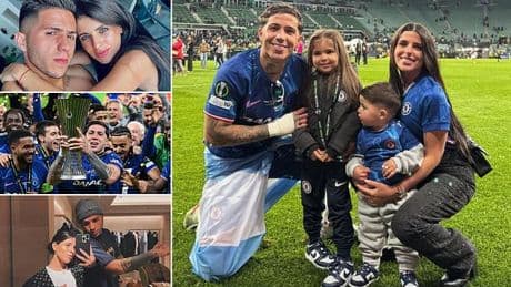 Enzo Fernandez's partner sends Instagram message after watching Chelsea star win Conference League in Poland - as WAG puts on united front with partner after he broke off relationship 'with no warning'