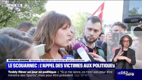 Affaire Le Scouarnec: "Un drame sociétal" qui se "reproduira si on n'en tire pas les conséquences", prévient Manon Lemoine, membre du collectif des victimes de Joel Le Scouarnec