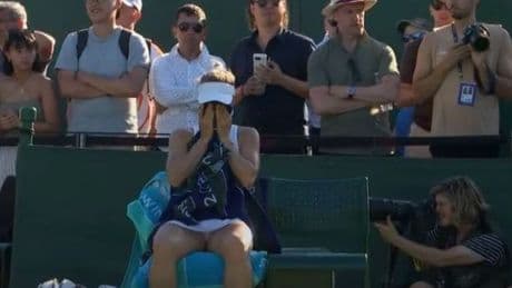 Wimbledon star asks security to eject 'dangerous' fan as she was left in tears