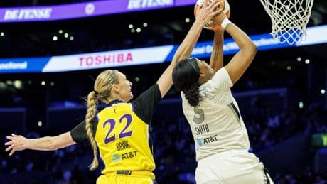 Cameron Brink returns but Aces end Sparks' winning streak