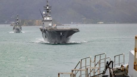 Japanese warships visit New Zealand's capital for the first time in almost 90 years