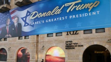 L’alignement de Donald Trump sur Israël dans le conflit avec les Palestiniens