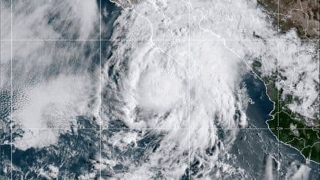 Hurricane Lorena weakens as risk of flash floods and mudslides for Mexico's west coast remain