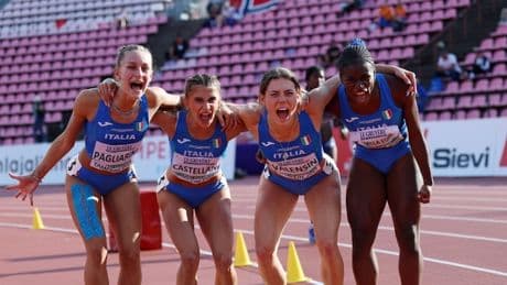 L&rsquo;italia &egrave; gi&agrave; nel futuro:&nbsp;Doualla trascina la 4X100 nell&rsquo;oro!