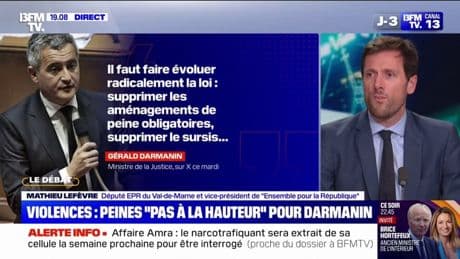 Violences après le sacre du PSG: "L'échelle des peines n'est plus adaptée à la violence d'aujourd'hui", estime Mathieu Lefèvre (Renaissance)