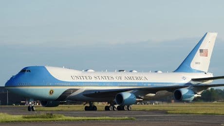 Donald Trump expected to land in UK