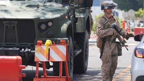 USA: US-Marines in Los Angeles nehmen zum ersten Mal einen Zivilisten fest