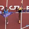 Een straffe primeur: marathon op WK atletiek wordt beslist door fotofinish en drie honderdsten van een seconde