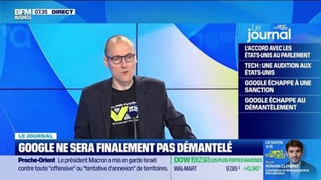 Google ne sera finalement pas démantellé