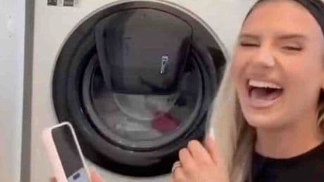 Chloe Burrows gets revenge on sister with a very risky prank