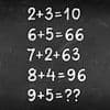 Tricky-looking brainteaser is really easy... can you spot the pattern in equations and solve it in 50 seconds?