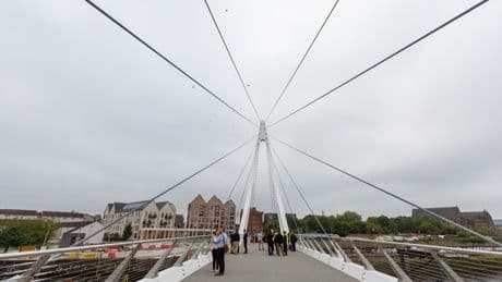 'A key landmark': One million crossings made over city bridge since opening