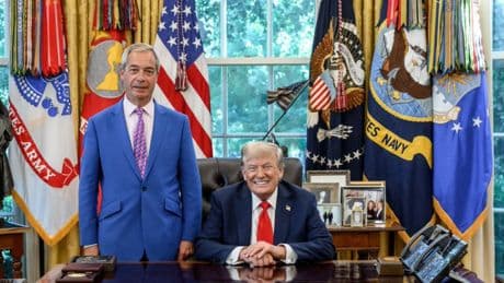 'A Car Crash': Nigel Farage Slammed For Praising Trump And Thatcher During US Trip