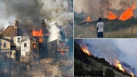 Scientists warn a new weather phenomenon dubbed the 'FIREWAVE' will devastate UK cities as summers become hotter and drier